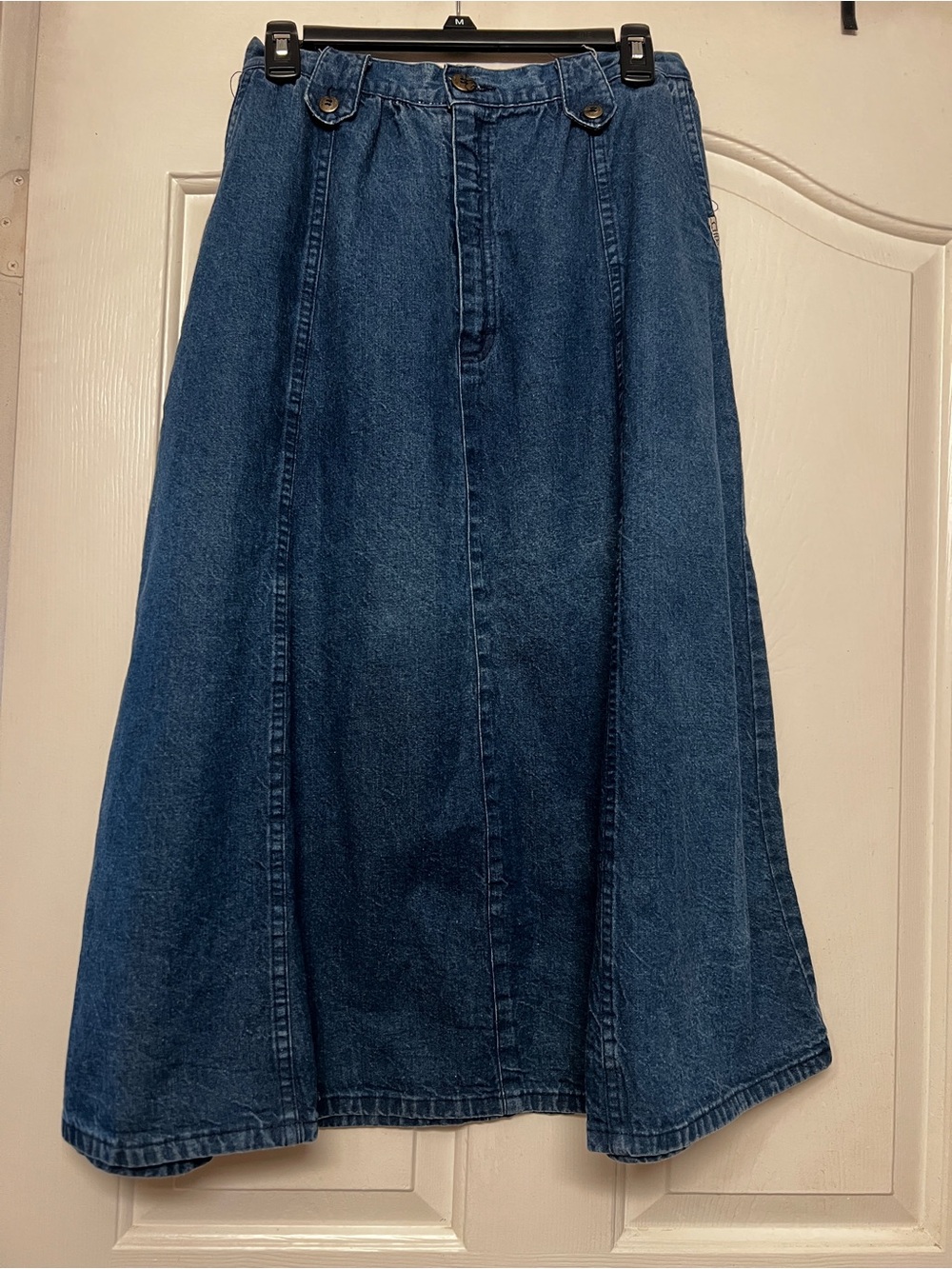 Vintage Cherokee Dark Blue Denim A-Line Skirt